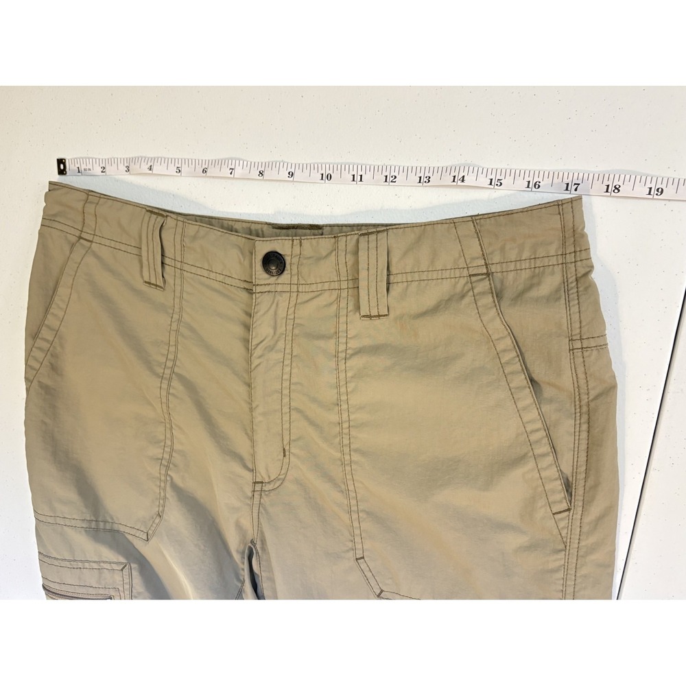 Eddie Bauer Cargo Pants Mens 34x34 Khaki Utility Hiking Outdoor Straight Leg - Picture 5 of 7
